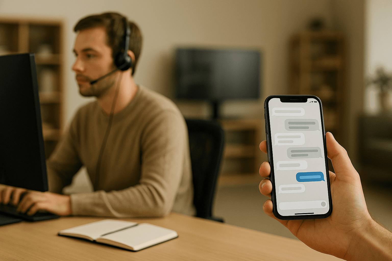 Axis unified engagement hub showing multi-channel conversations.